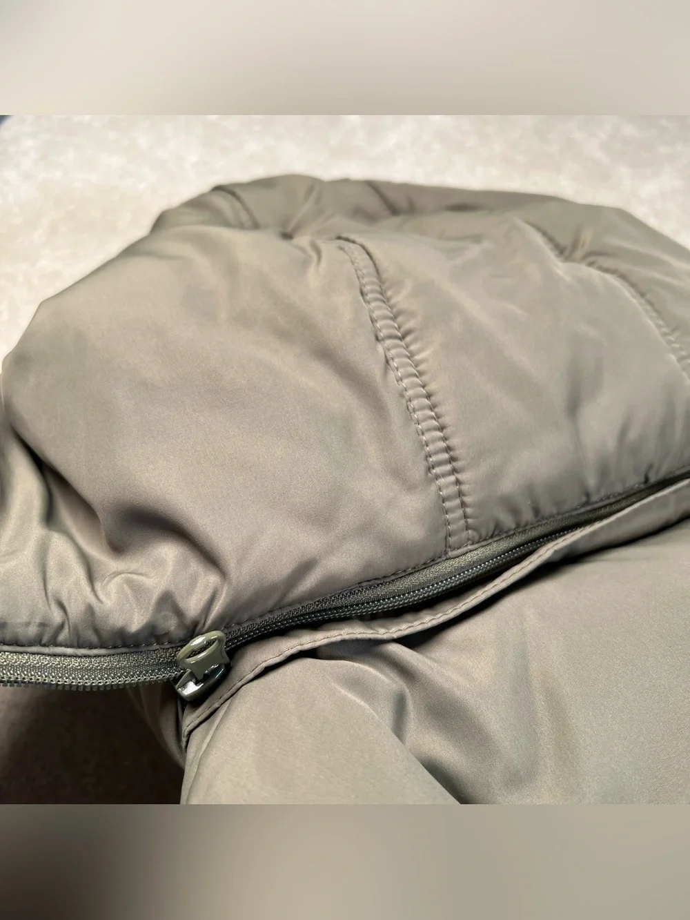 Andrew Marc New York Down Filled Puffer Coat Green Removable Hood Faux Fur XXL